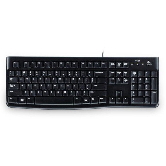 Tastierë me kabllo Logitech K120 / QWERTZ Gjerman - Zezë - Figura 2