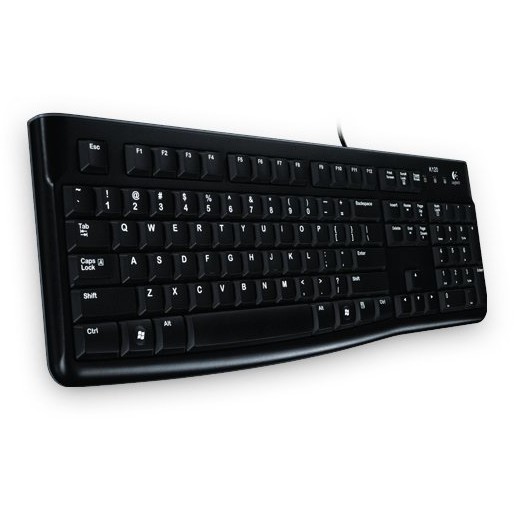 Tastierë me kabllo Logitech K120 OEM / QWERTZ Gjerman - Zezë