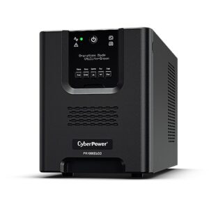 CyberPower PR1000ELCD 1000VA UPS – Line Interactive with LCD & Pure Sine Wave
