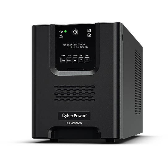 CyberPower PR1000ELCD 1000VA UPS – Line Interactive with LCD & Pure Sine Wave