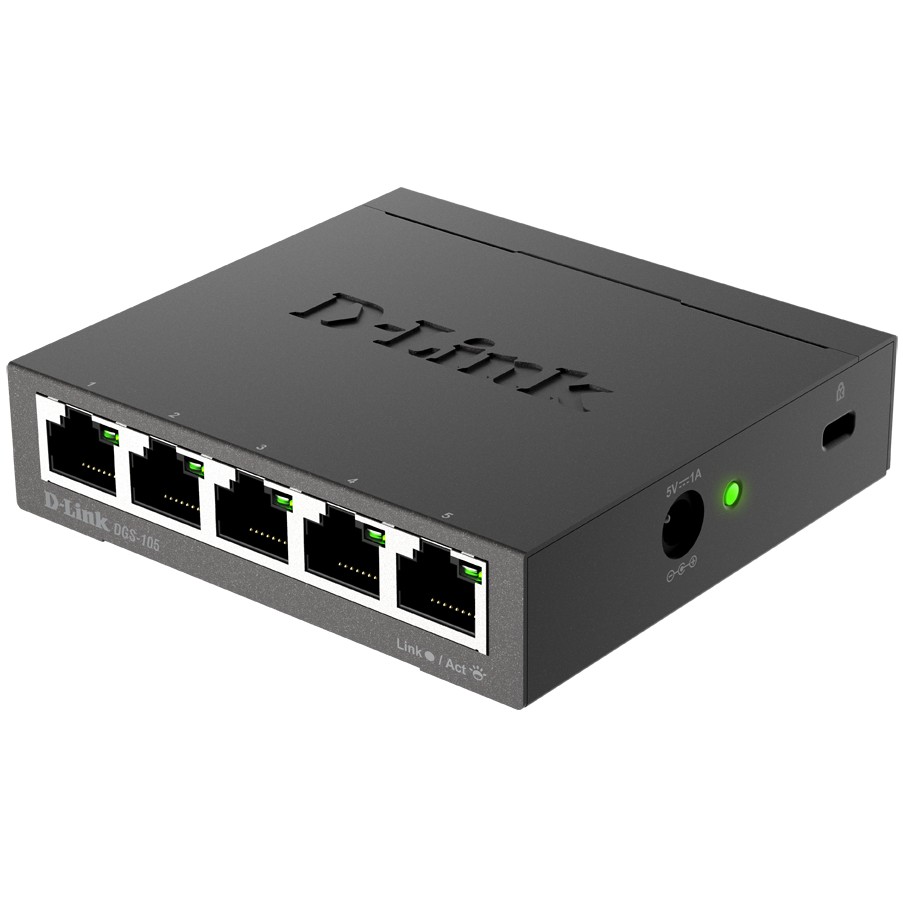 Switch D-Link DGS-105, 5 porte - Figura 2