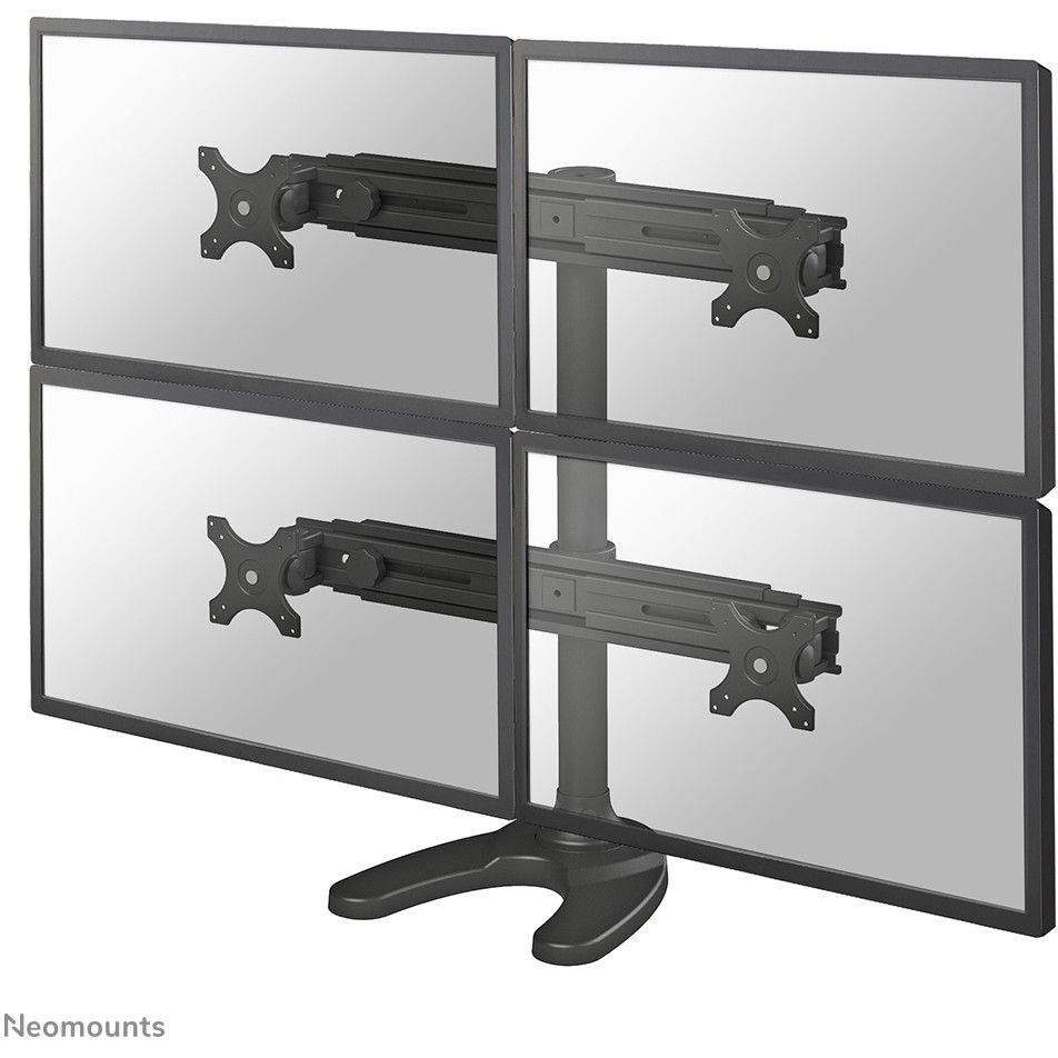 Mbajtëse për Monitor Neomounts FPMA-D700DD4 Desk Mount for Four Flat Screen Displays up to 30″ (76 cm), 8 kg