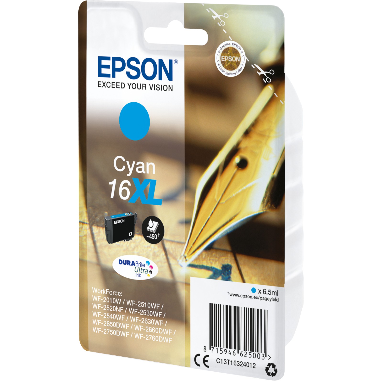 INK / Epson / C13T16324012 / 450 faqe - Blu - Figura 2