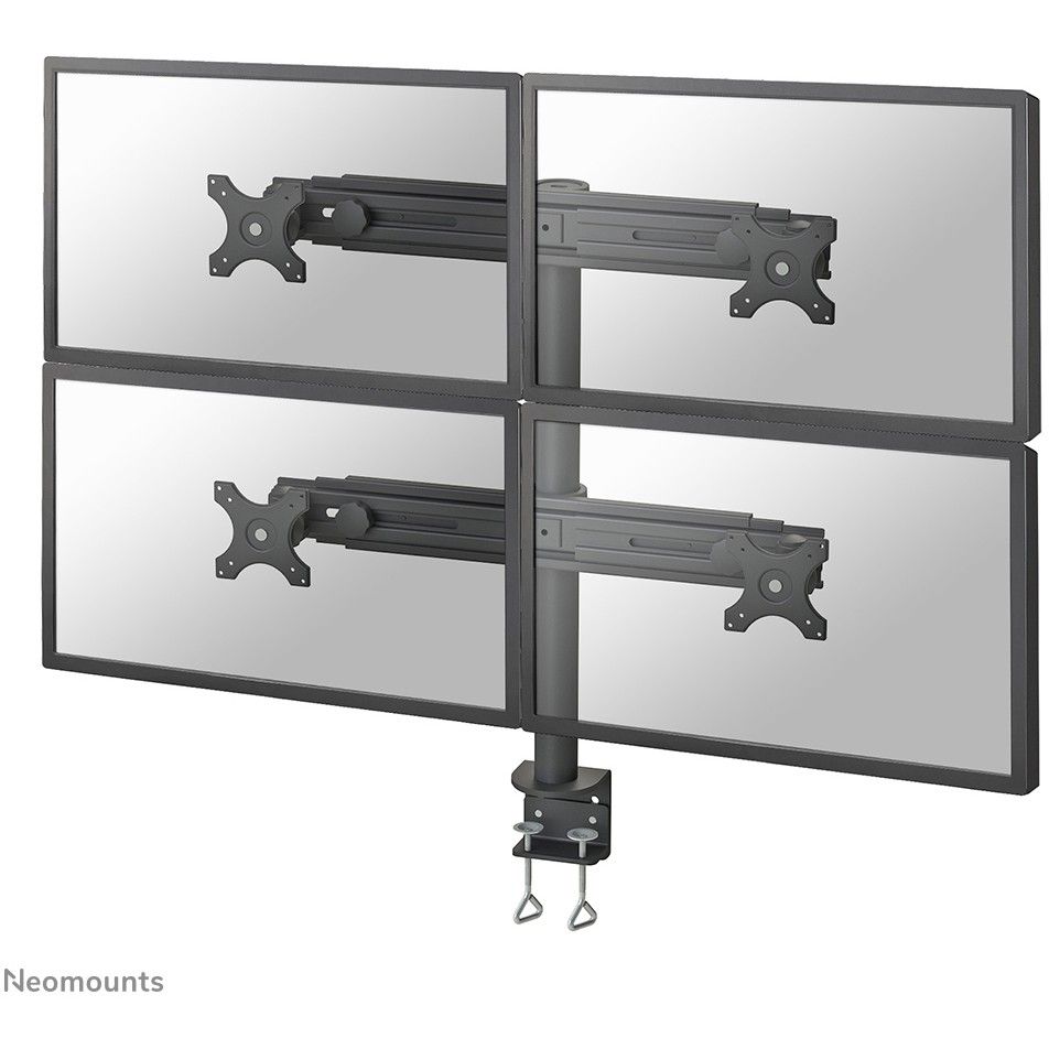 Mbajtëse për Monitor Neomounts FPMA-D700D4 Desk Mount for Four Flat Screen Displays up to 30″ (76 cm), 8 kg