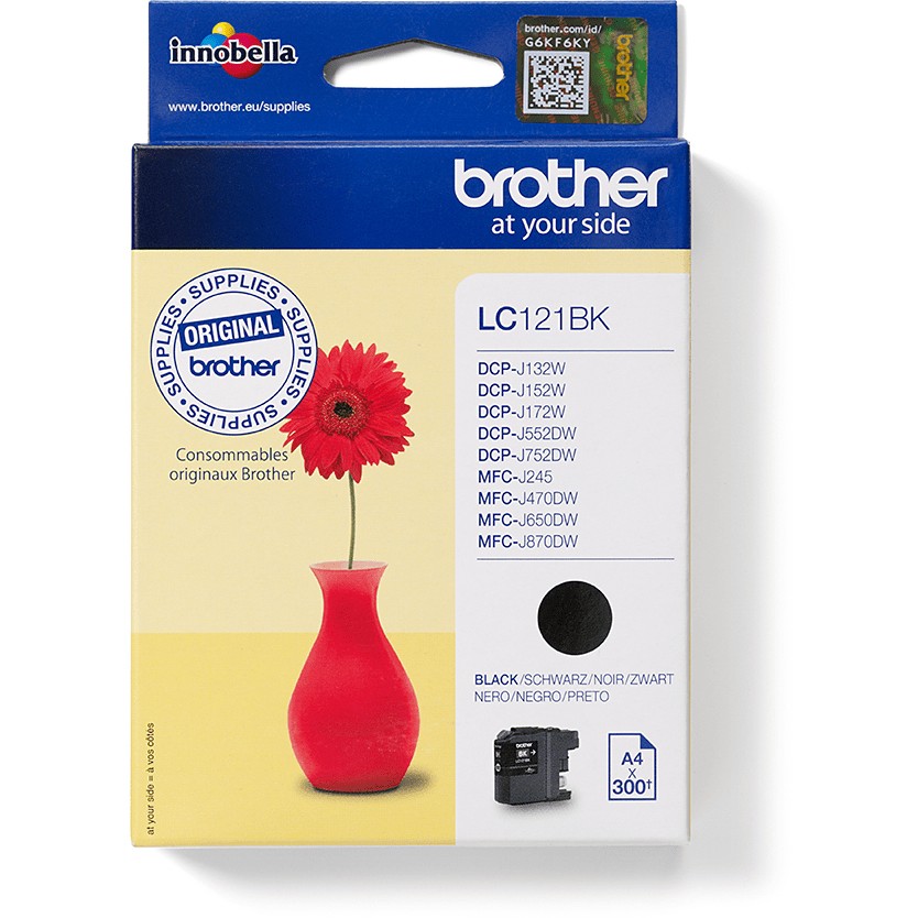 INK / Brother / LC-121BK / 300 faqe - Zezë