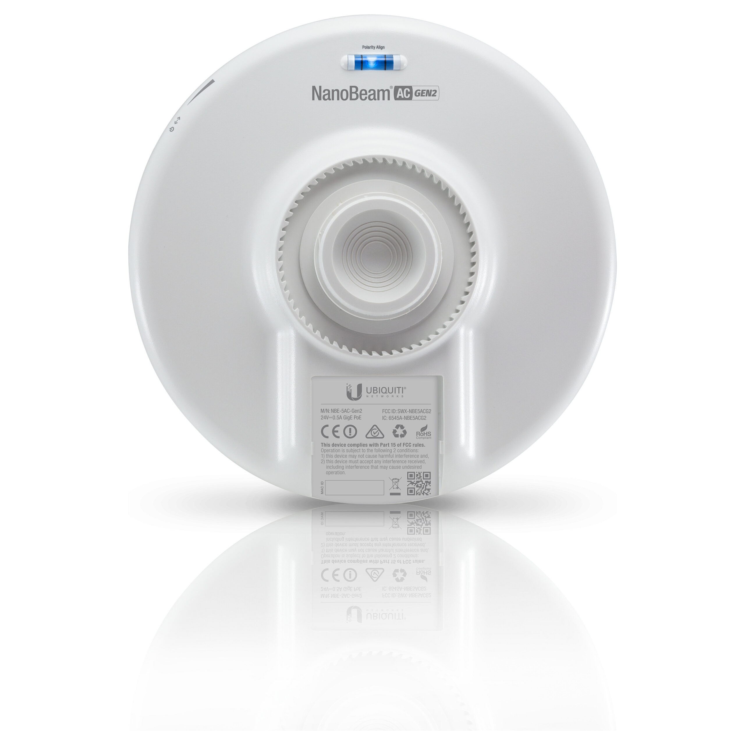 Ubiquiti NanoBeam AC Gen2 5GHz 450Mbps 19dBi Wireless Bridge (NBE-5AC-Gen2) - Figura 2