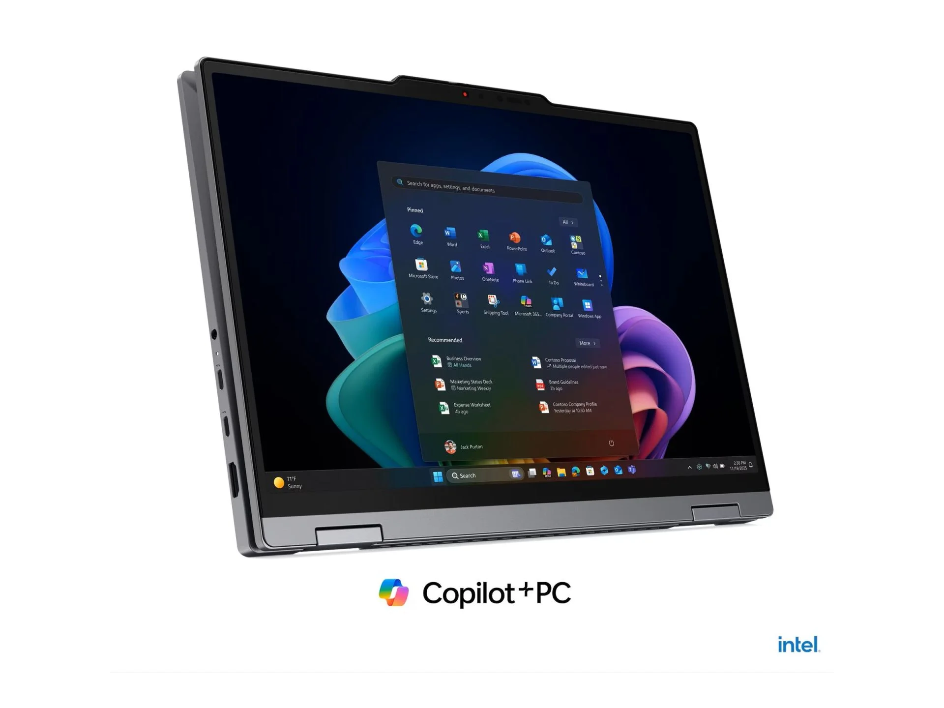 Laptop Lenovo ThinkPad X1 2in1 G11 / Ultra 5 325 / 32GB LPDDR5x / 512GB / 14" WUXGA IPS Touch 60Hz / Intel Graphics / DE - Gri - Figura 3