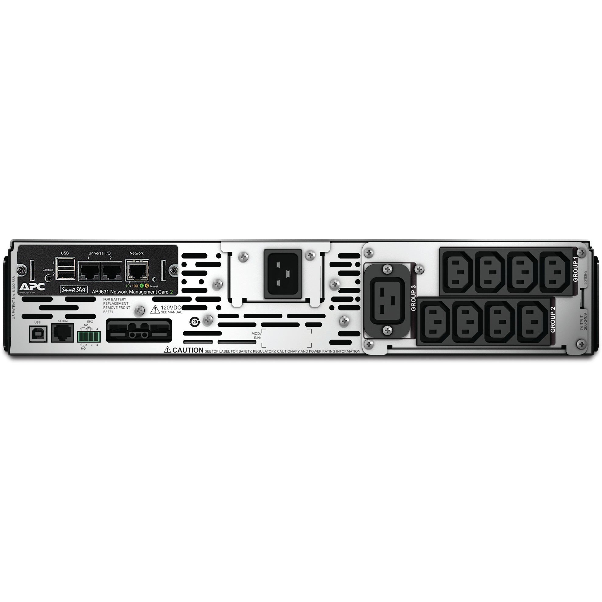 APC Smart-UPS X SMX3000RMHV2UNC – 3000VA / 2700W Rack/Tower 2U UPS, Line-Interactive, Pure Sine Wave, Network Card Included - Figura 2