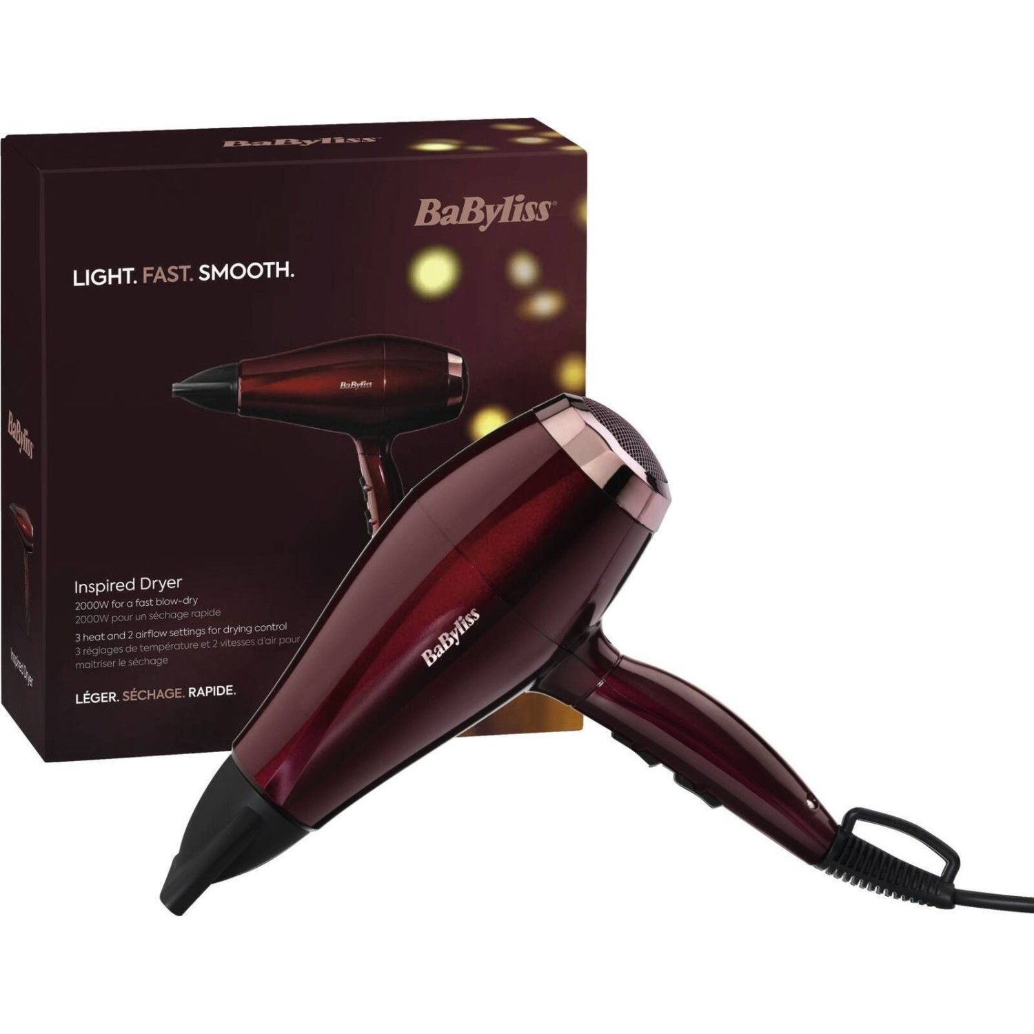 Tharese të Flokve BaByliss Inspired - Kuqe - Figura 2