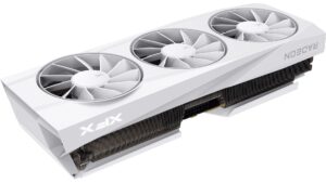 Kartelë Grafike RX 9070 XT 16GB XFX Quicksilver Gaming GDDR6 3 Fan - e bardhë