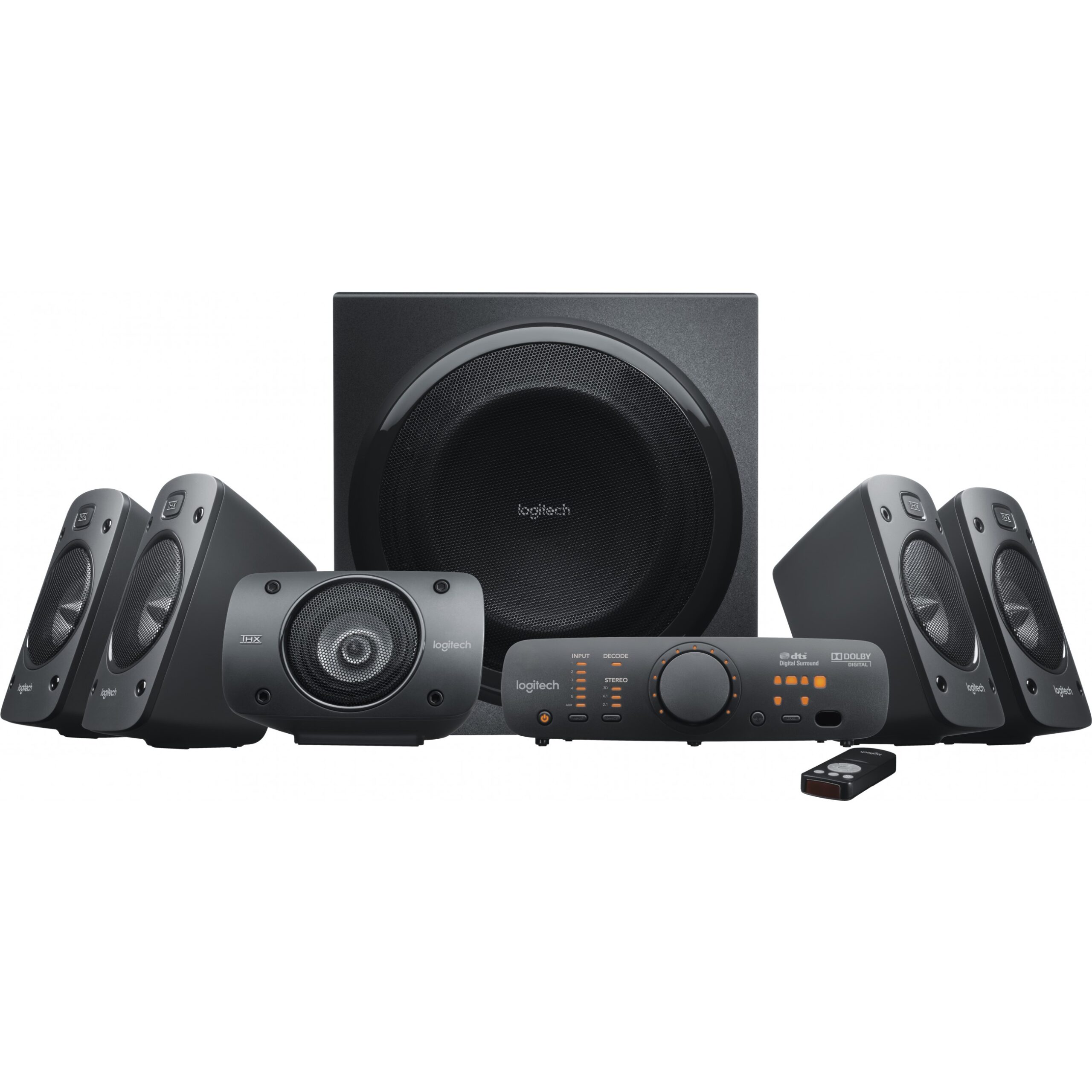 Logitech Z906 5.1 Surround Sound Speaker System 500W RMS, THX, Dolby Digital/DTS – E Zezë - Figura 2