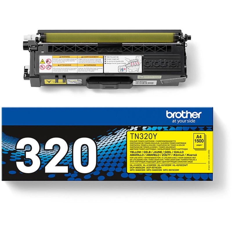 Toner Brother TN-320Y DCP-9055CDN / MFC-9460 / MFC-9465CDN - Verdhë - Figura 3