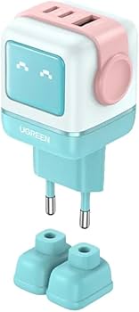Adapter UGREEN Uno RG 65W me 3-port GaN - Rozë-Blu - Figura 2