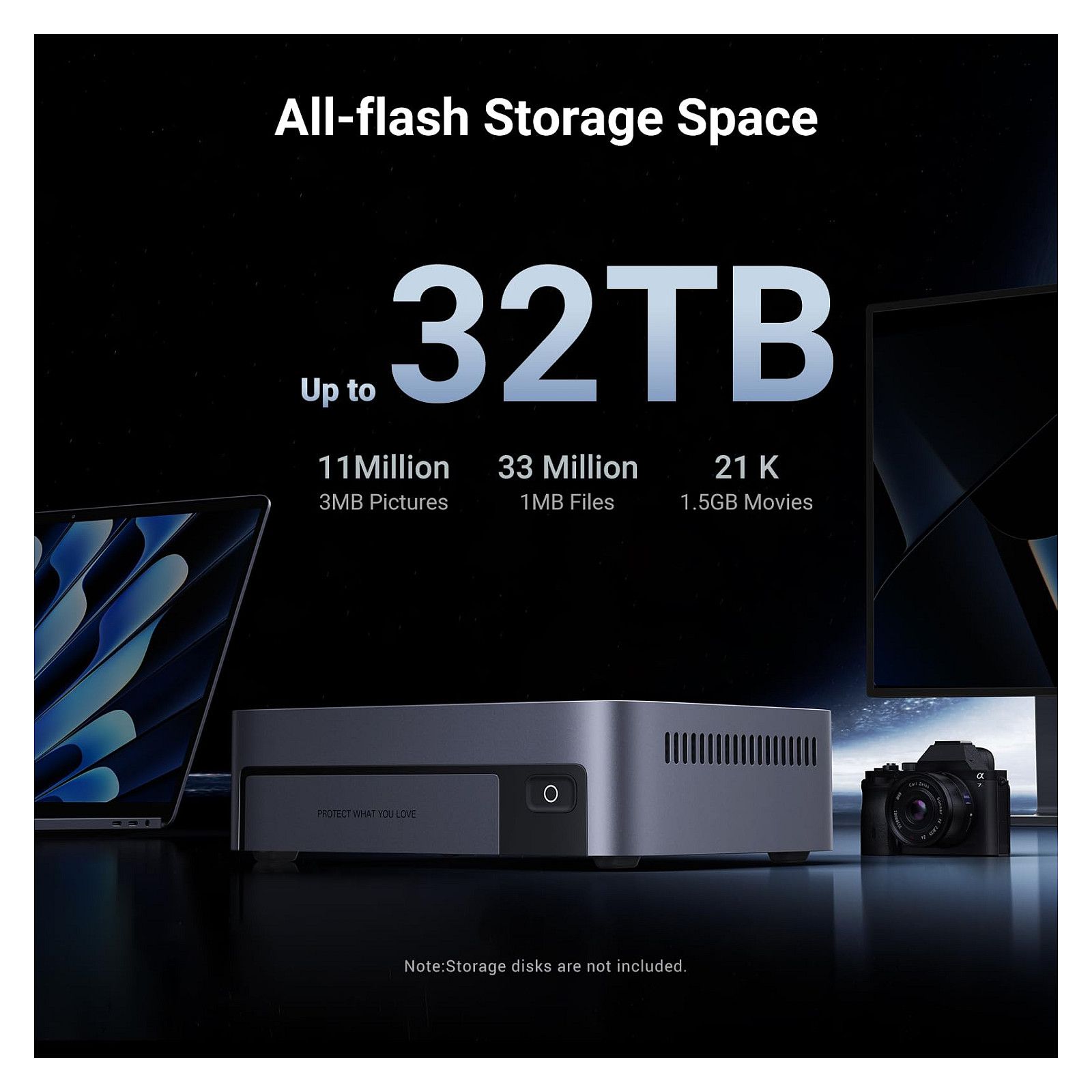 UGREEN NASync DXP480T Plus 4-Bay All-Flash NAS me Intel Core i5-1235U, 8GB DDR5, 10GbE dhe M.2 NVMe SSD - Figura 3