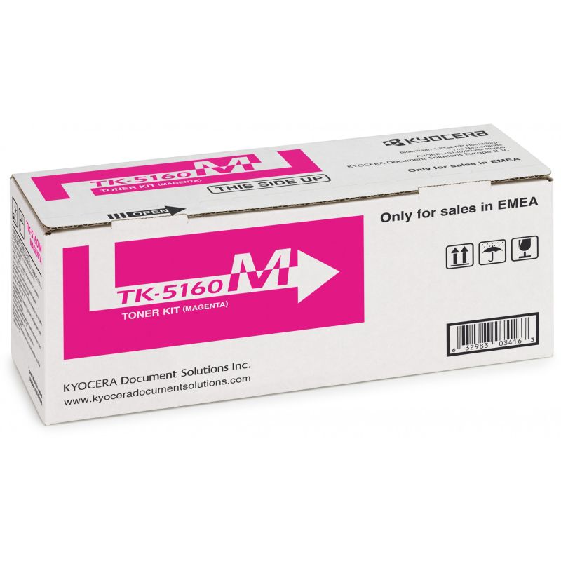 Toner Kyocera TK 5160M Original Cartridge TK-5160M Magenta / Up to 12,000 Pages (for P7040cdn) - Rozë - Figura 3