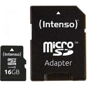 Kartë Memorie SD CARD Dig Z TF SDHC Intenso 16GB inkl.Adapter