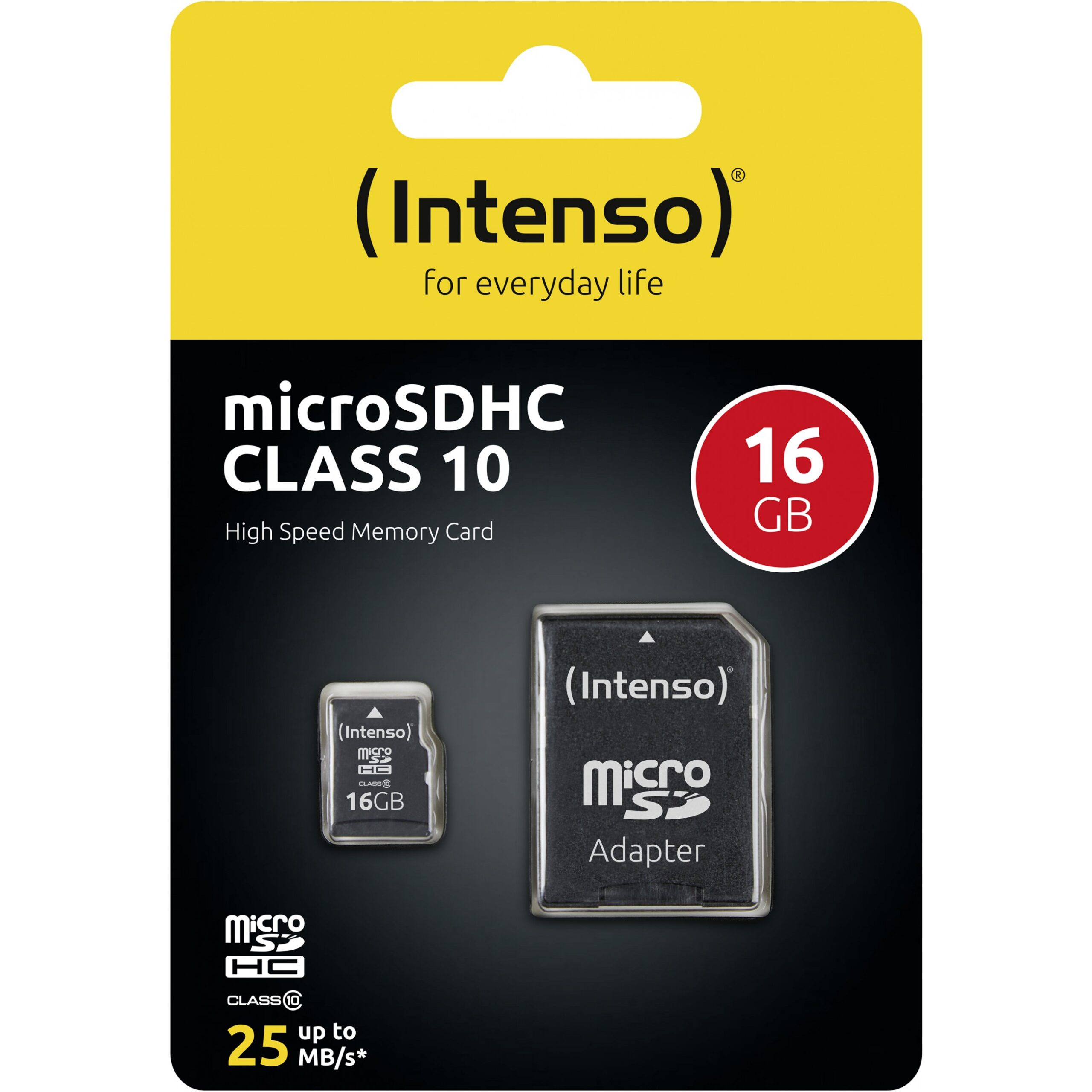 Kartë Memorie SD CARD Dig Z TF SDHC Intenso 16GB inkl.Adapter - Figura 4