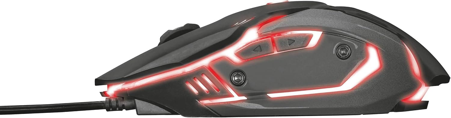 Tastierë dhe maus Gaming Trust GXT 845 Tural / QWERTZ / LED / Anti-Ghosting / 12 media keys / USB / E zezë + Maus Gaming Trust GXT 845 Tural / 1000-3200 DPI / 6 butona / 7 ngjyra / USB / I zi - Figura 5