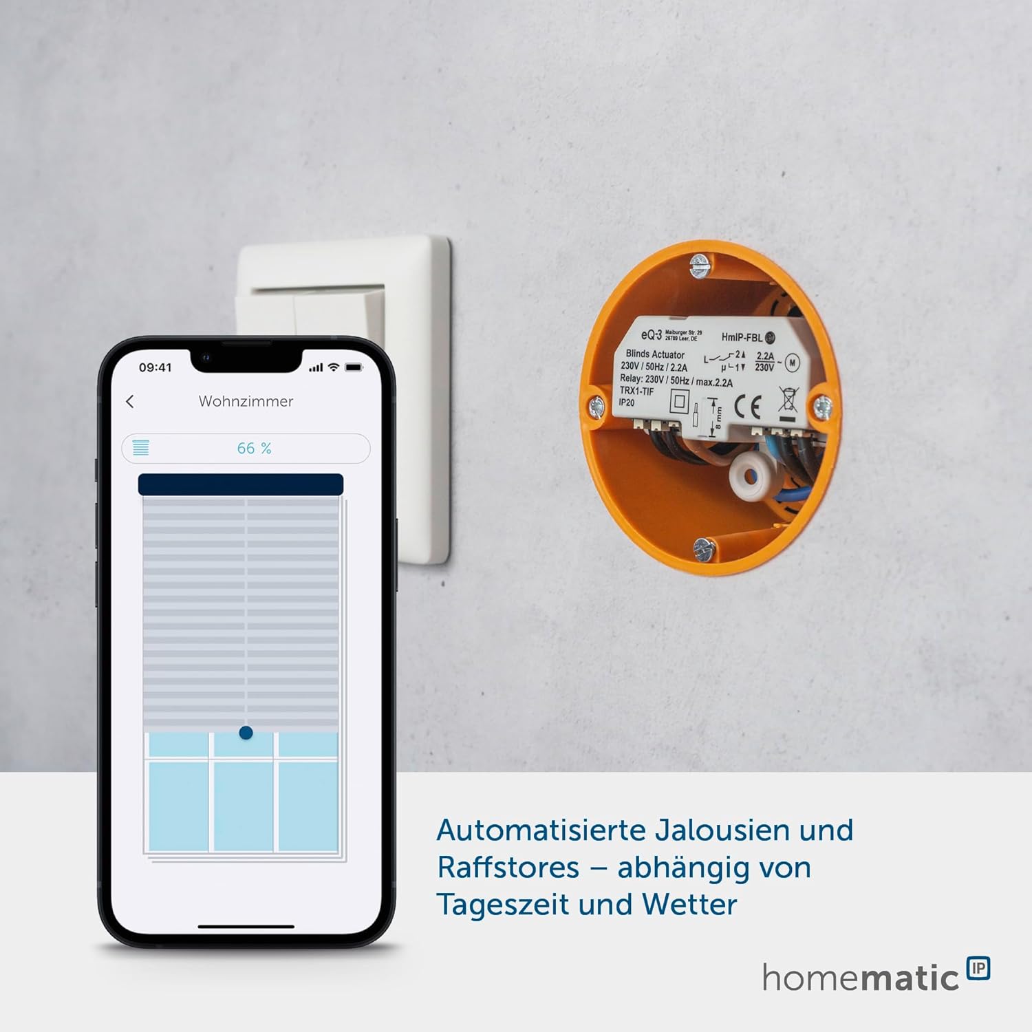 Homematic IP Jalousieaktor – Unterputz - Figura 2