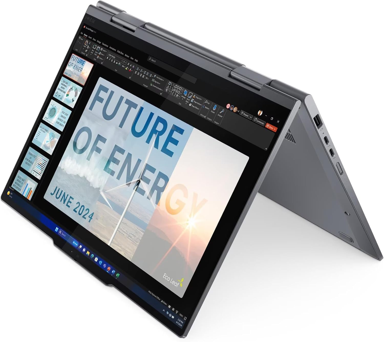 Laptop Lenovo ThinkPad X1 2-in-1 G9 / Ultra 5 135U / 32GB LPDDR5x / 512GB / 14" WUXGA IPS Touch 60Hz / Intel Graphics / DE - Gri - Figura 5