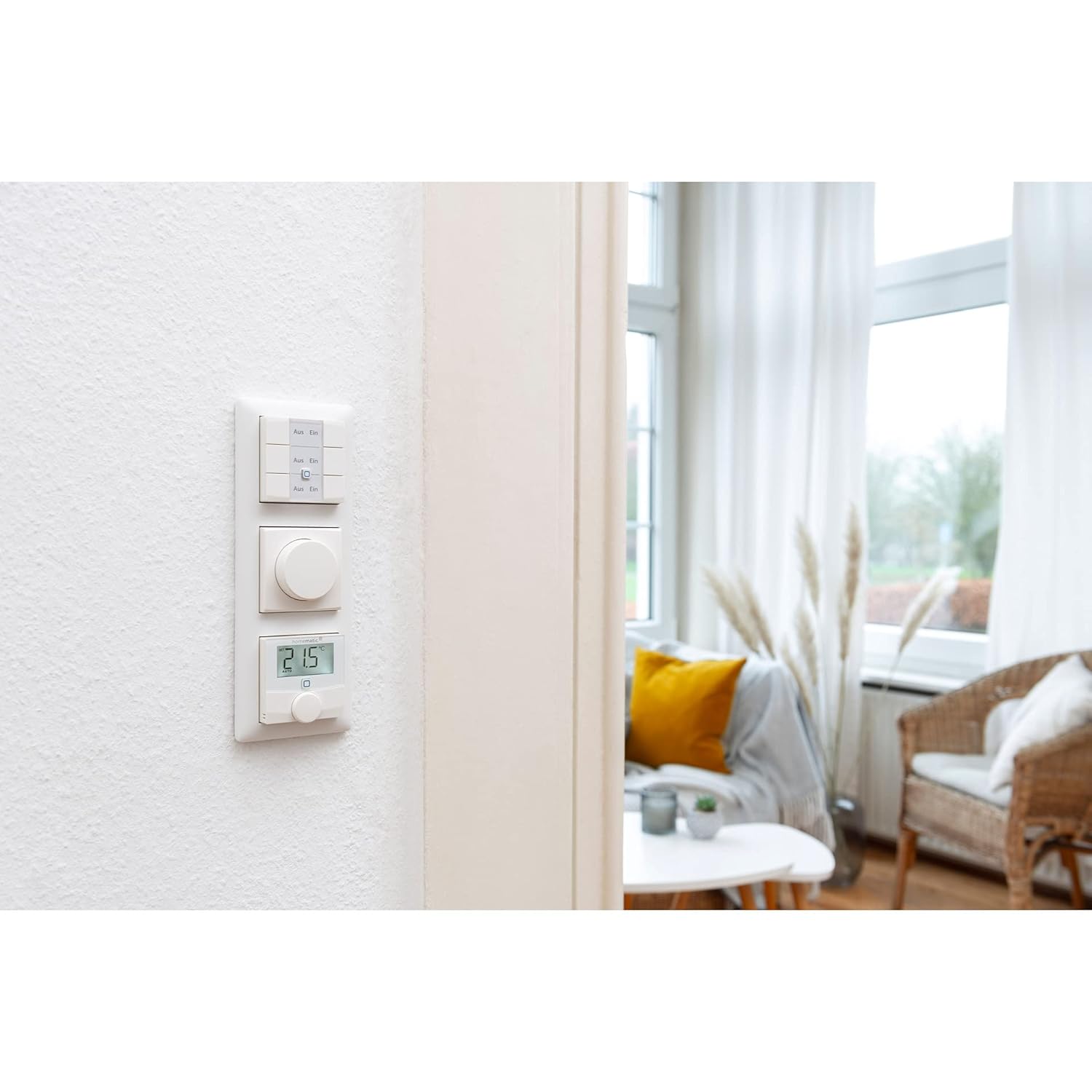 Homematic IP Wandthermostat mit Schaltausg. für Markenschalter - Figura 3