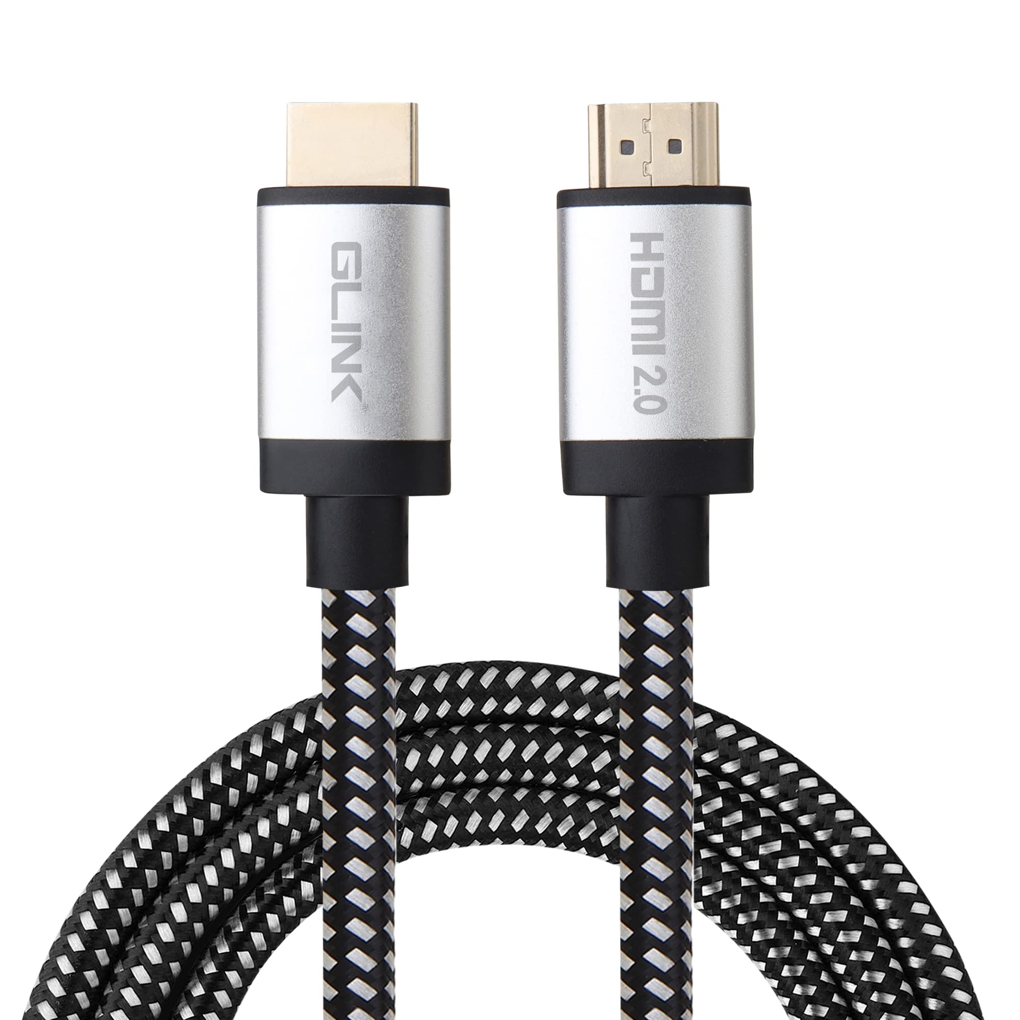 Kabllo Glink HDMI 2.0 4K GL-201 5M / e zezë