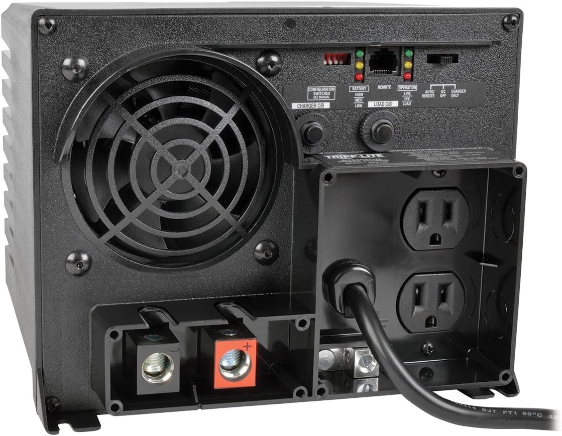 PSU TrippLite APS X Series Power Inverter/Charger 1250W / 12VDC / 230V / 2x C13 Outlets / Auto-Transfer Switching
