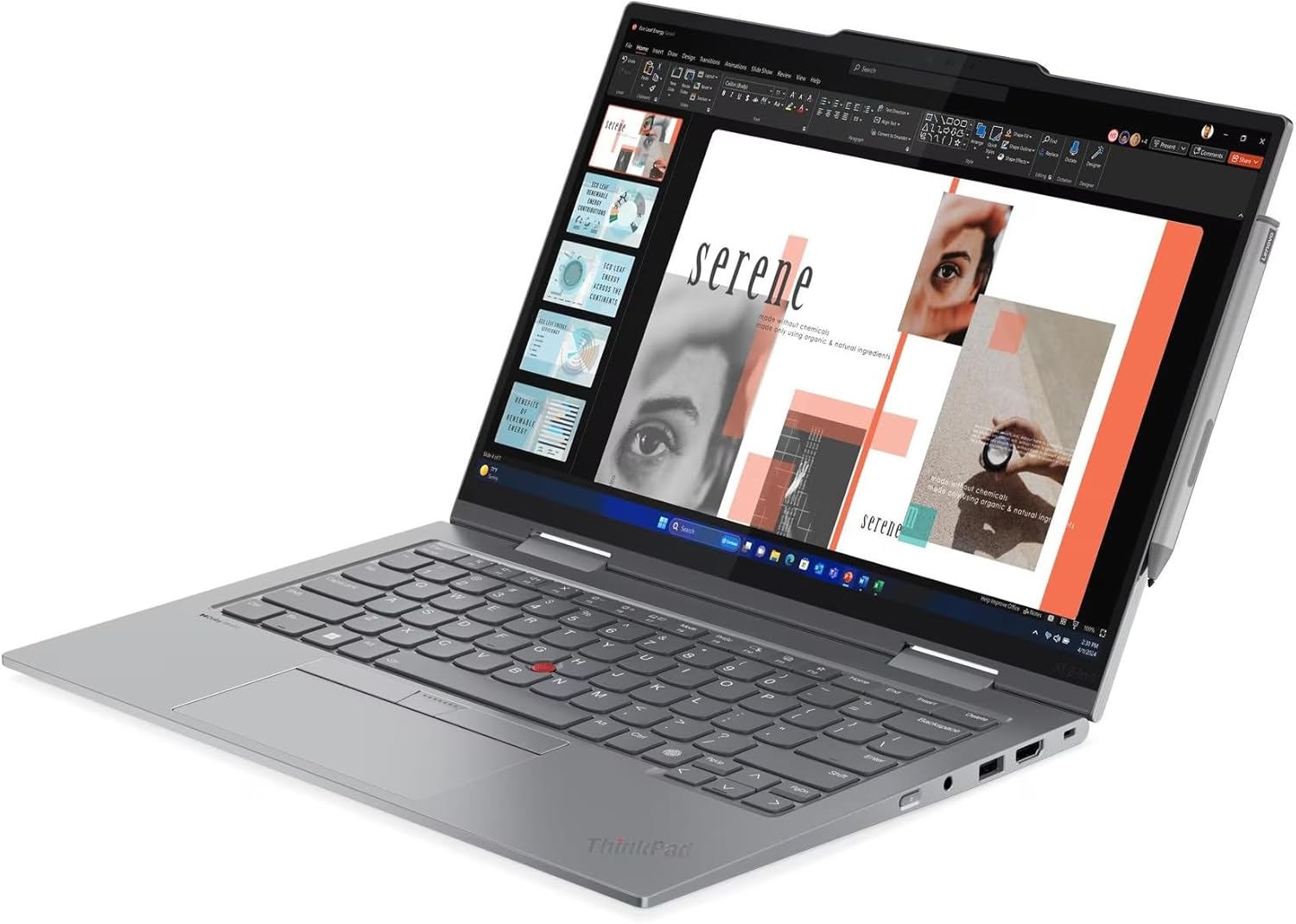 Laptop Lenovo ThinkPad X1 2-in-1 G9 / Ultra 5 135U / 32GB LPDDR5x / 512GB / 14" WUXGA IPS Touch 60Hz / Intel Graphics / DE - Gri