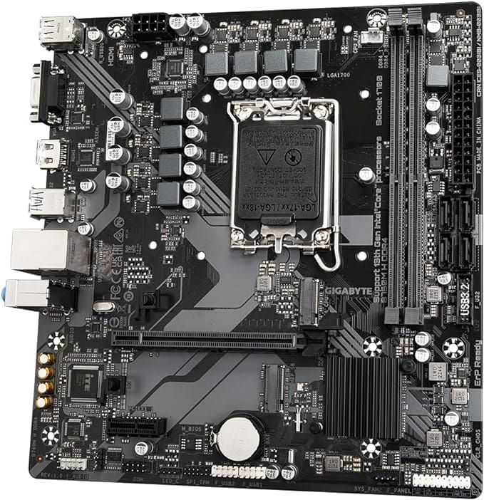 Motherboard Gigabyte B760M H / 1700 / Micro ATX / DDR4 - Figura 2
