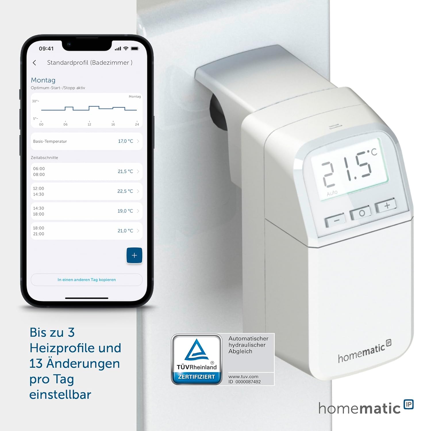 Homematic IP Heizkörperthermostat - kompakt plus - Figura 2