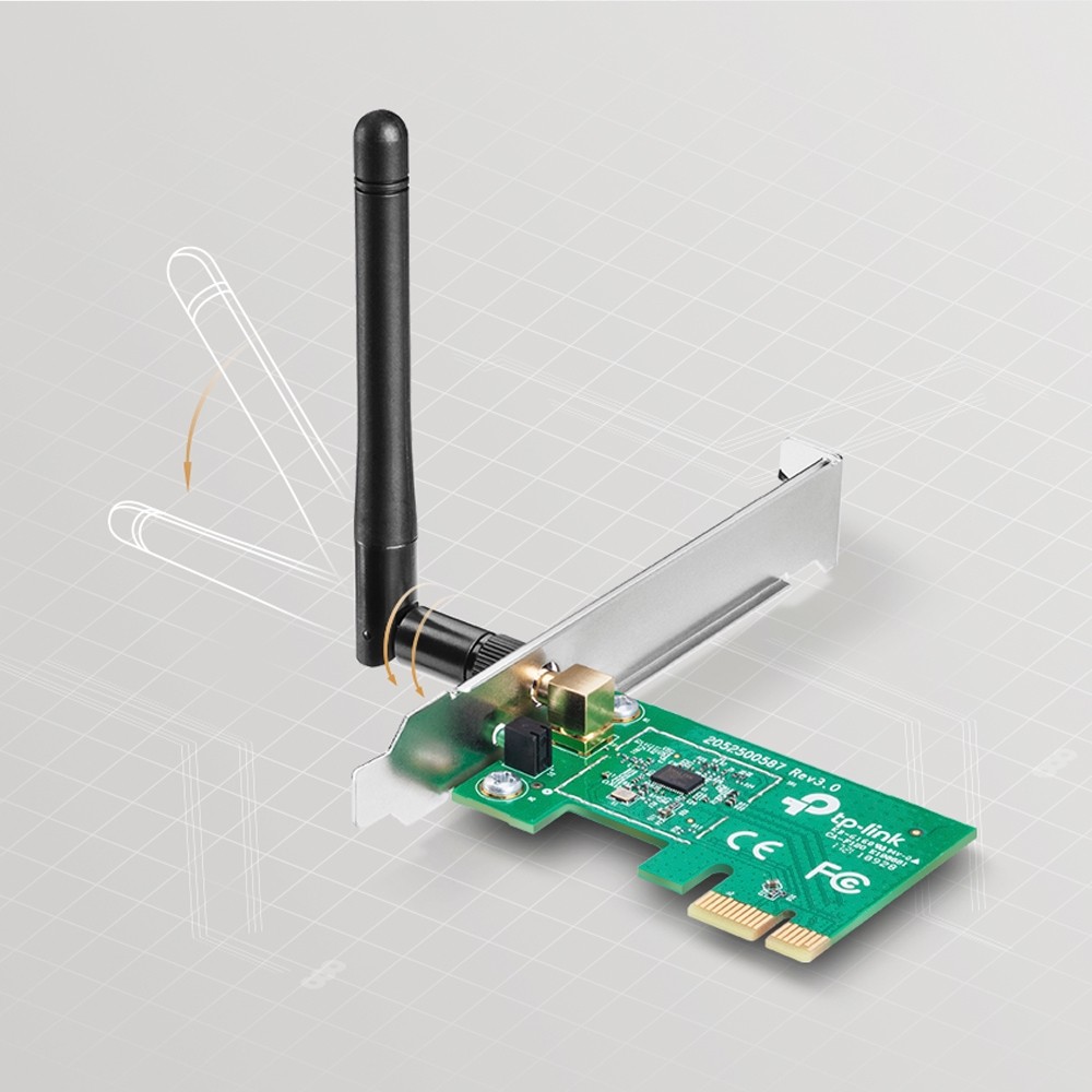 Karta të Rrjetit TP‑Link TL‑WN781ND / 150 Mbps Wi‑Fi PCI‑Express Adapter - Figura 4