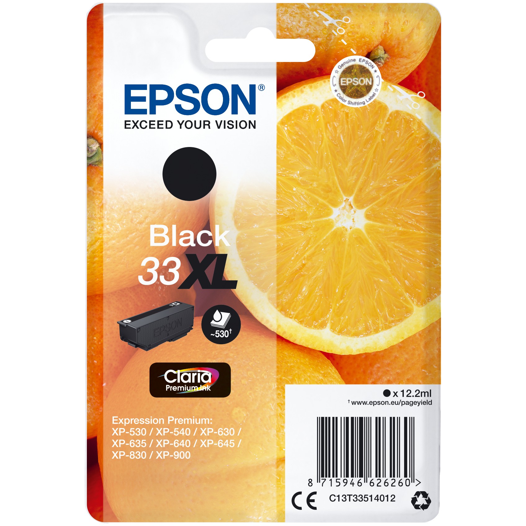 INK / Epson / C13T33514012 / 530 faqe – Zezë
