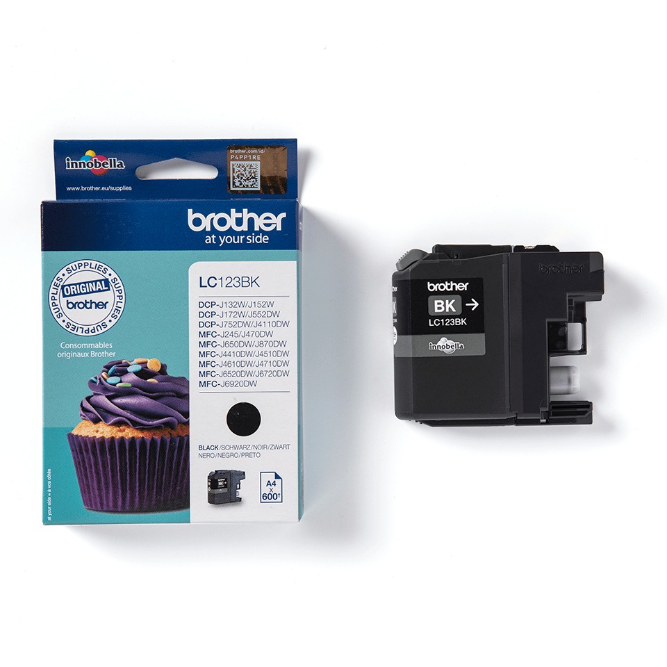 INK / Brother / LC-123BK / 600 faqe – Zezë - Figura 3