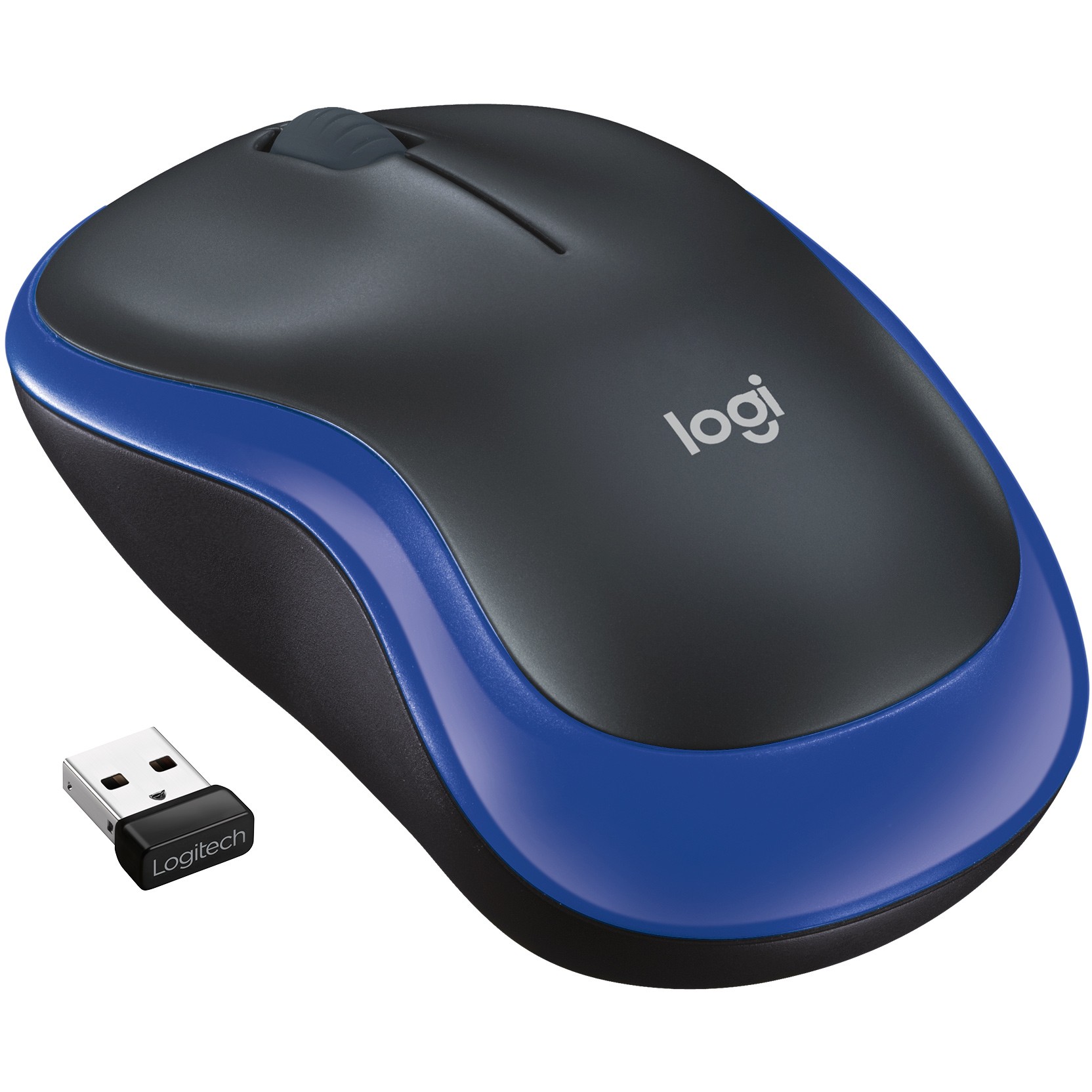 Maus Logitech M185 / Wireless / i kaltër, i zi