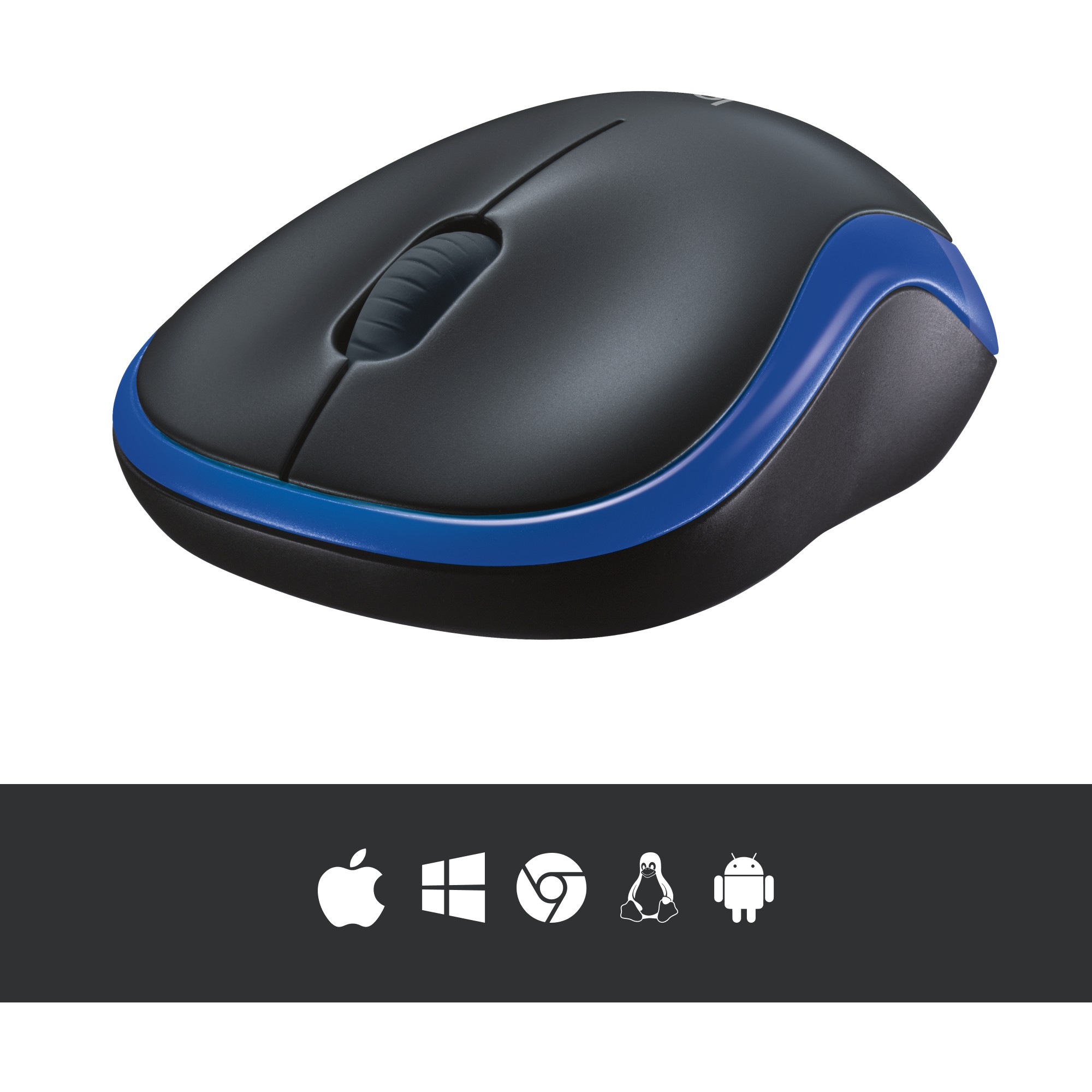 Maus Logitech M185 / Wireless / i kaltër, i zi - Figura 5