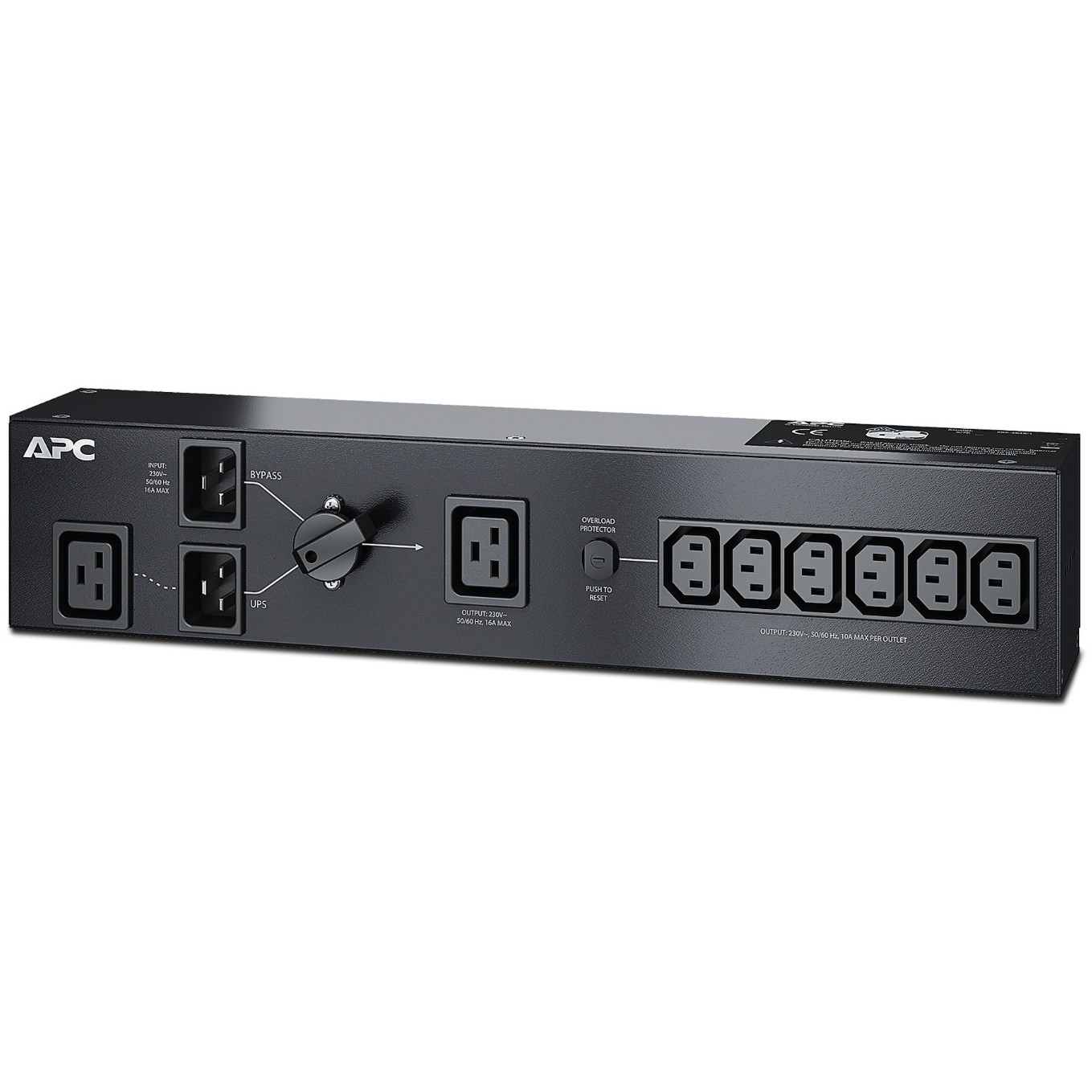 APC SBP3000RMI Service Bypass PDU – 230V Rackmount 2U Maintenance Bypass Switch for UPS (3000VA Class)