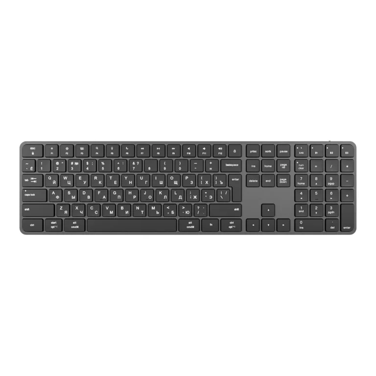 Tastierë Meetion K230MW-01 / Full Keys 2.4G and Bluetooth Three Modes / US - Gri/Zezë