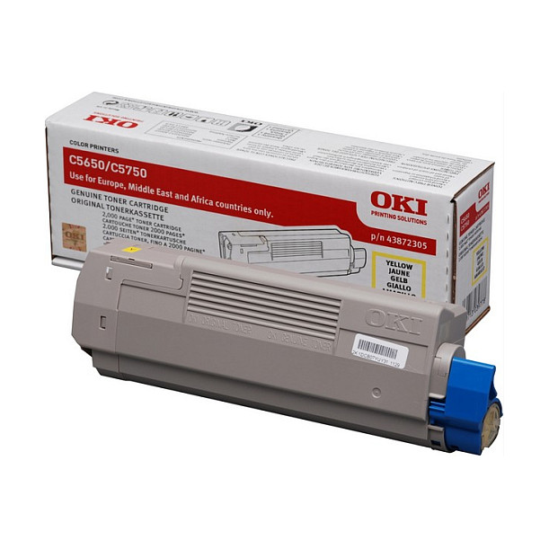 Toner OKI 43872305 – Verdhë