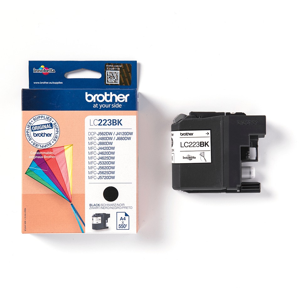 INK / Brother / LC-223BK / 550 faqe – Zezë - Figura 3