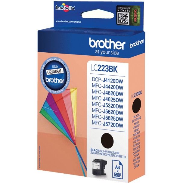 INK / Brother / LC-223BK / 550 faqe – Zezë - Figura 4