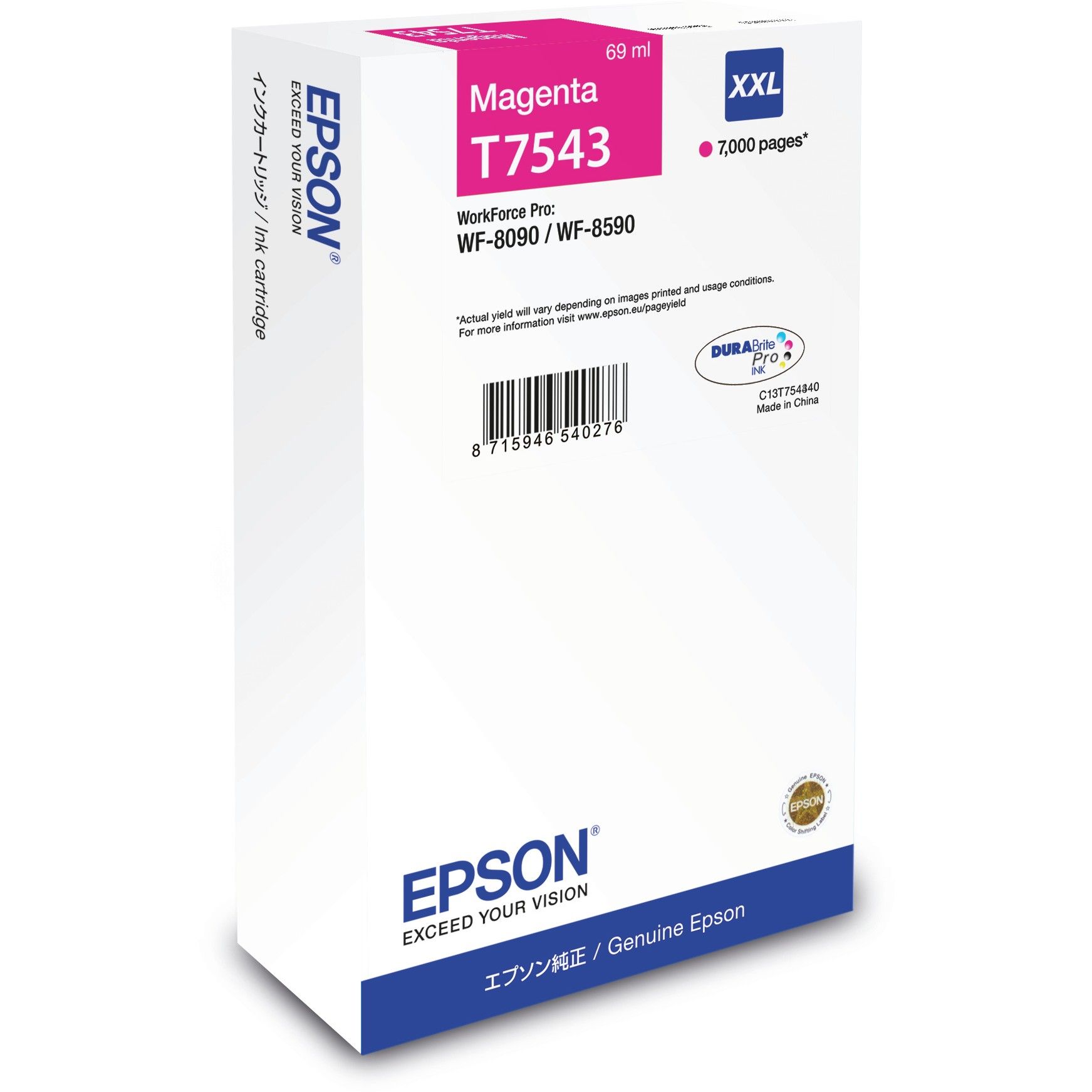 INK Epson Tinte C13T754340 Magenta