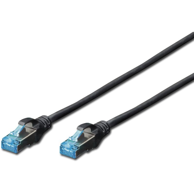 Kabllo për Rrjet DIGITUS RJ45 SF/UTP Cat5e / 5.00m – Zezë