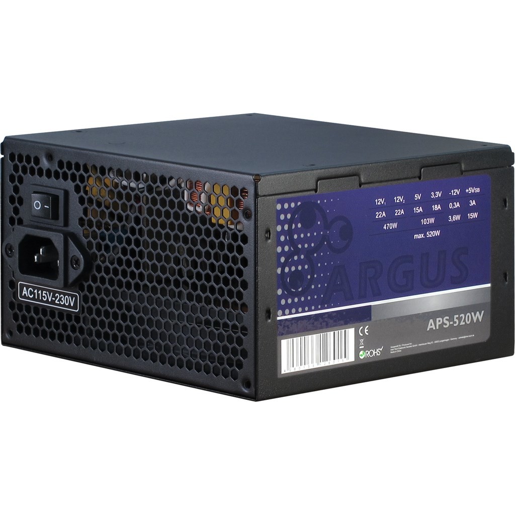 Furnizues Energjie (PSU) 520W Inter-Tech Argus APS-520W
