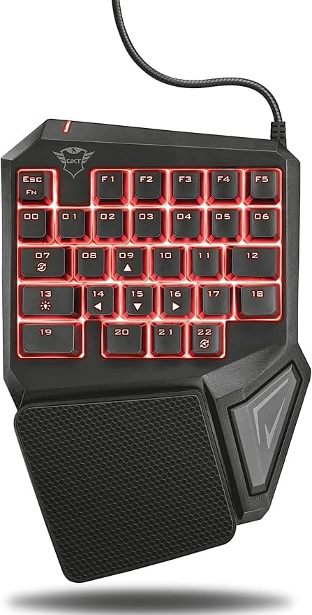 Tastierë Gaming Trust GXT 888 Assa / Mekanike / RGB / Me kabëll 1.8m / Anti-Ghosting / 438 x 150 x 35 mm / E zezë - Figura 2