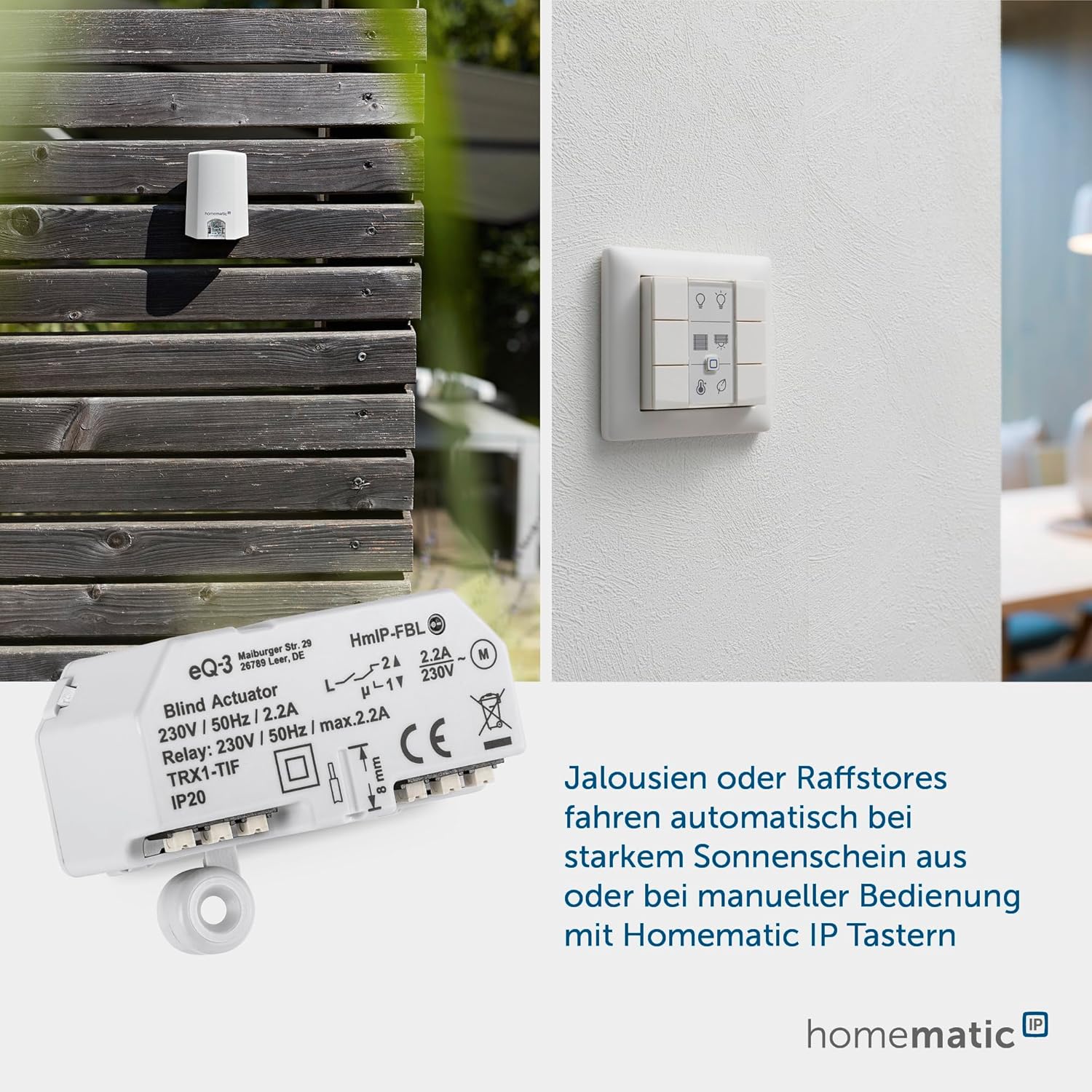 Homematic IP Jalousieaktor – Unterputz - Figura 4
