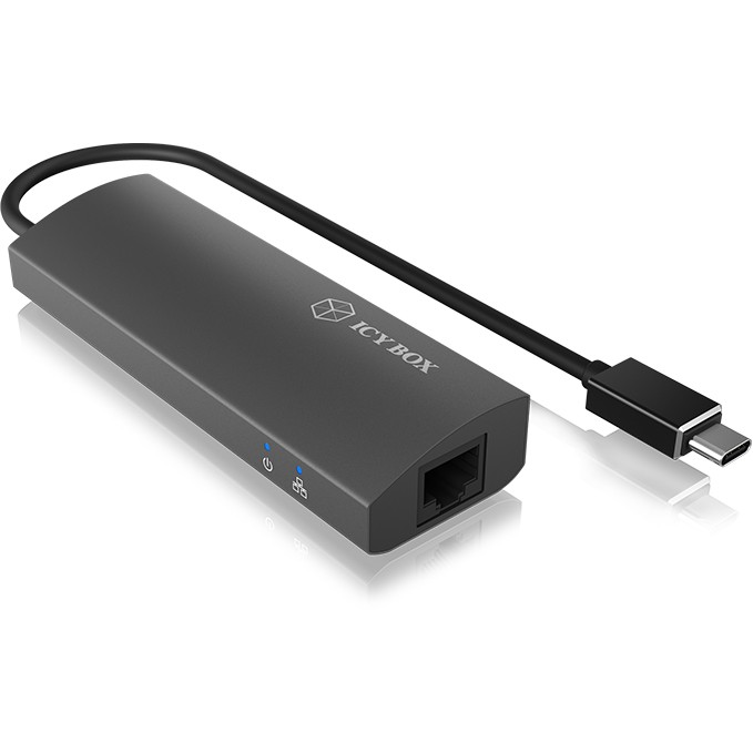 Hub ICY BOX IB-HUB1406-C USB-C 4 porte 3xUSB 3.0, 1xGigabit LAN - Figura 5