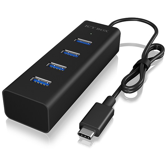 HUB USB ICY BOX IB-HUB1409-C3 / USB-C / 4-Port / 4xUSB 3.0 / I zi