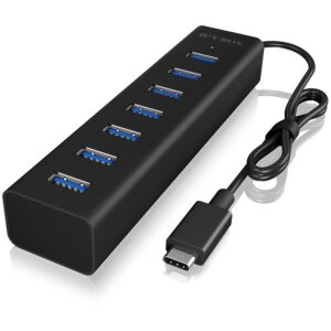 HUB ICY BOX IB‑HUB1700‑C3 USB‑C / 7 Porta (7x USB 3.0) - Zezë