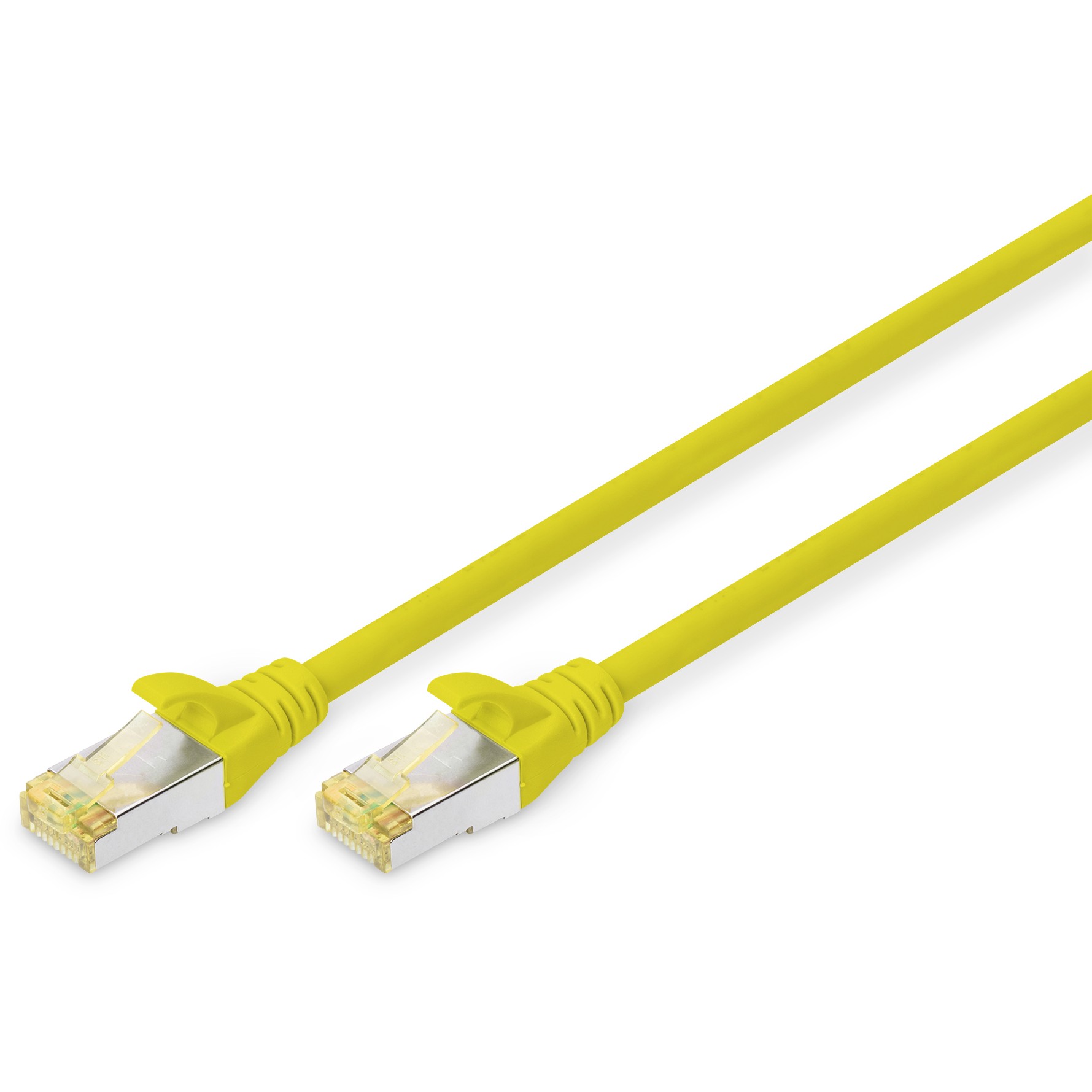 Kabllo për Rrjet DIGITUS Patch Cable / Cat6A / S/FTP / 0.25m - Verdhë