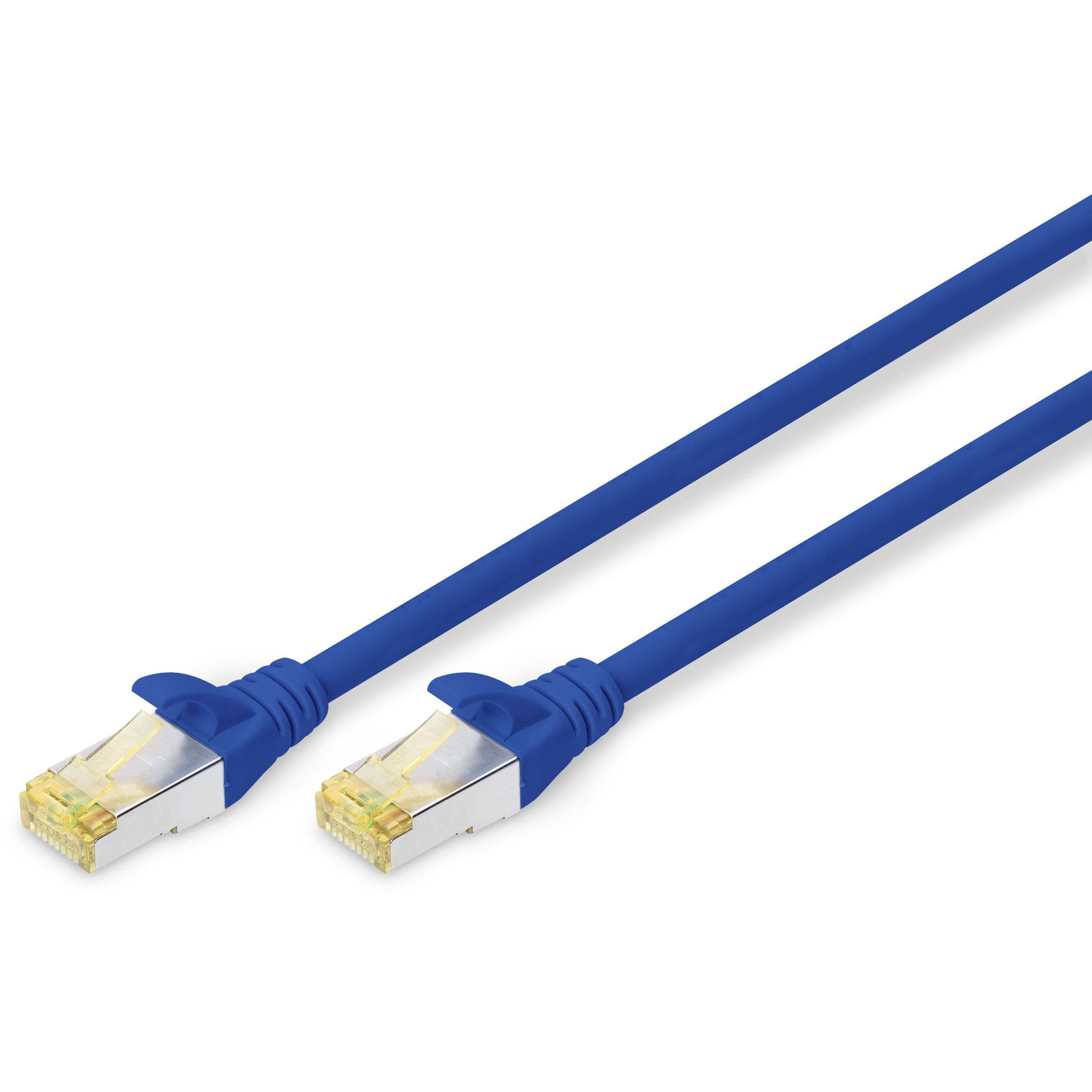 Kabllo për Rrjet DIGITUS Patch Cable / Cat6A / S/FTP / 0.5m - Blu